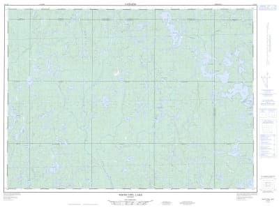 041O02 - WHITE OWL LAKE - Topographic Map