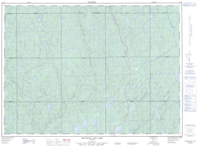 041O03 - MOUNTAIN ASH LAKE - Topographic Map