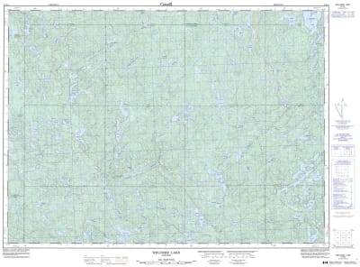 041O04 - WELCOME LAKE - Topographic Map