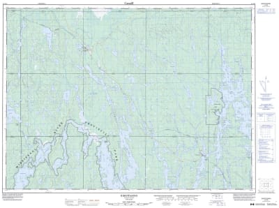 041O08 - BISCOTASING - Topographic Map