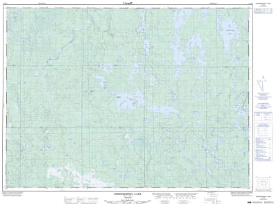 041O09 - OPEEPEESWAY LAKE - Topographic Map