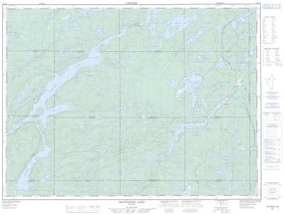 042C01 - MANITOWIK LAKE - Topographic Map