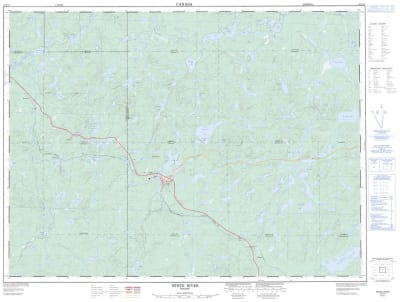 042C11 - WHITE RIVER - Topographic Map