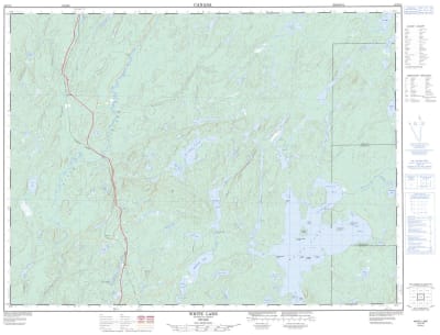 042C13 - WHITE LAKE - Topographic Map