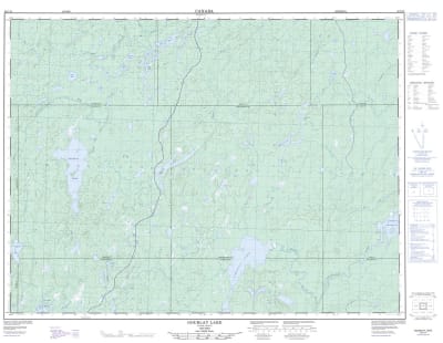 042C15 - GOURLAY LAKE - Topographic Map