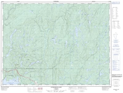 042D16 - GOODCHILD LAKE - Topographic Map