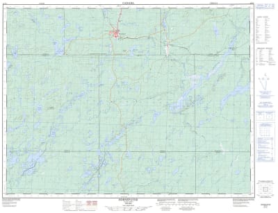 042F02 - HORNEPAYNE - Topographic Map