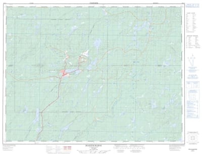 042F04 - MANITOUWADGE - Topographic Map
