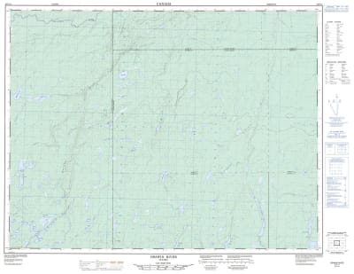 042F11 - OSAWIN RIVER - Topographic Map