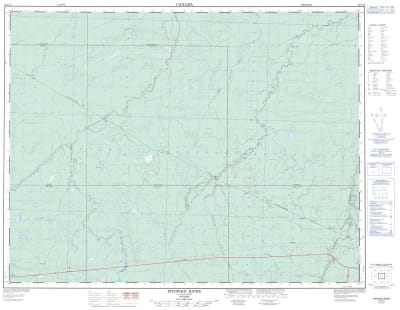 042F15 - PITOPIKO RIVER - Topographic Map