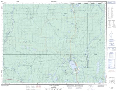 042F16 - CONSTANCE LAKE - Topographic Map