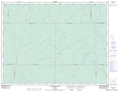 042G01 - WAKUSIMI RIVER - Topographic Map
