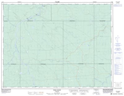 042G06 - ROCK RIVER - Topographic Map