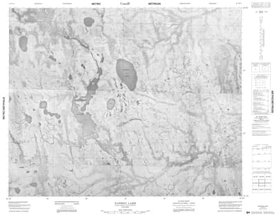 042N14 - NAPKEN LAKE - Topographic Map