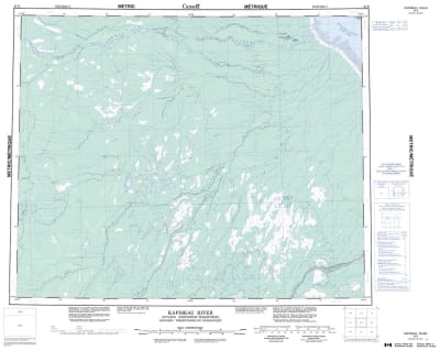 043B - KAPISKAU RIVER - Topographic Map