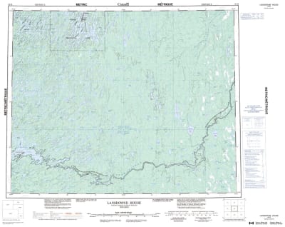 043D - LANSDOWNE HOUSE - Topographic Map