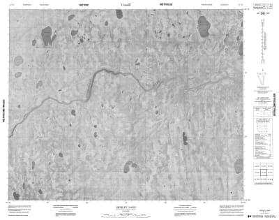 043D02 - SHIBLEY LAKE - Topographic Map