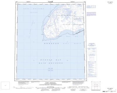 045M - CAPE KENDALL - Topographic Map