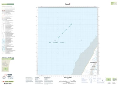 045M14 - ANIUGALIK POINT - Topographic Map