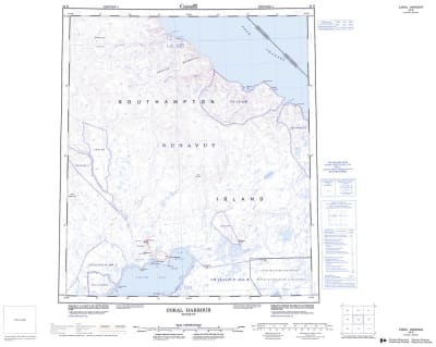 046B - CORAL HARBOUR - Topographic Map