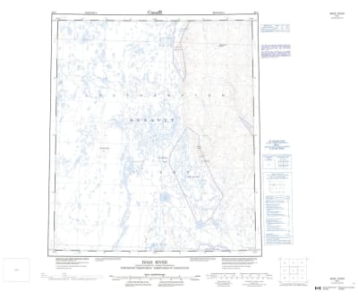 046C - BOAS RIVER - Topographic Map