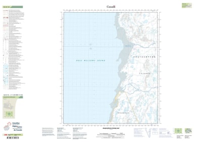 046D16 - MAJUQTUULIVINIQ BAY - Topographic Map
