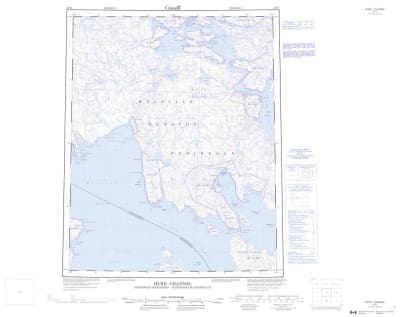 046K - HURD CHANNEL - Topographic Map