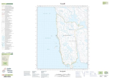 046K06 - HALL ISLANDS - Topographic Map