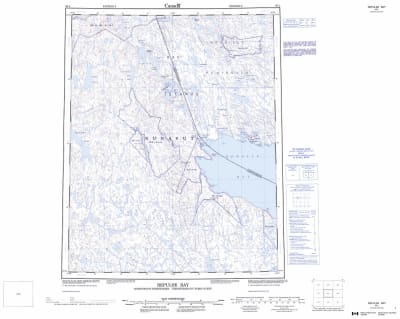 046L - REPULSE BAY - Topographic Map