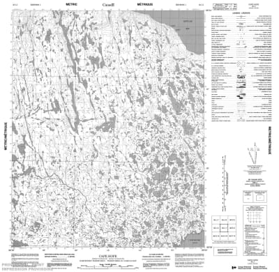 046L01 - CAPE HOPE - Topographic Map