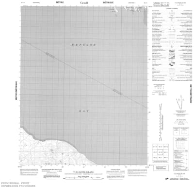 046L08 - TULUARVIK ISLAND - Topographic Map
