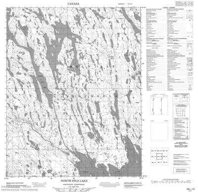 046L10 - NORTH POLE LAKE - Topographic Map