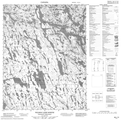 046L15 - PUAQQINALIK LAKE - Topographic Map