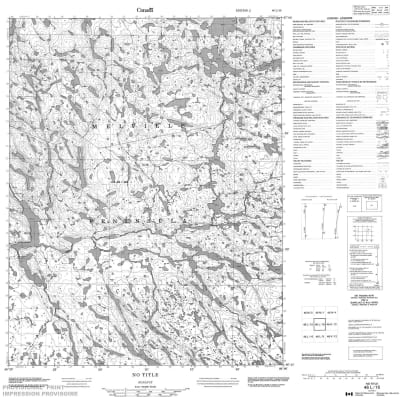 046L16 - NUVULIAPIK LAKE - Topographic Map