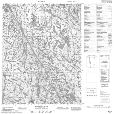 046M02 - MUNROE INLET - Topographic Map