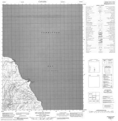 046M12 - SWANSTON POINT - Topographic Map