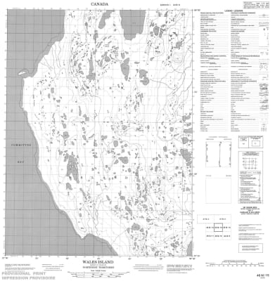 046M15 - WALES ISLAND - Topographic Map