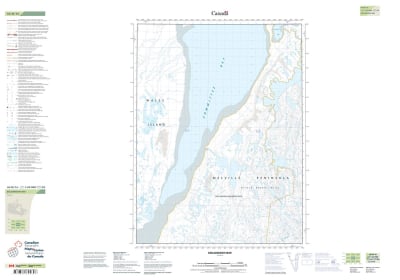 046M16 - ERLANDSON BAY - Topographic Map