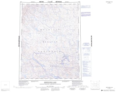 046N - MIERTSCHING LAKE - Topographic Map