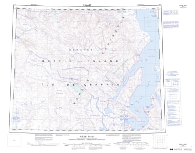 048A - MILNE INLET - Topographic Map