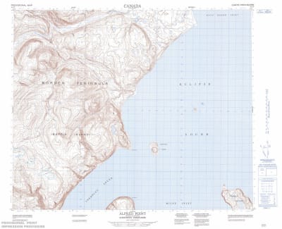 048A09 - ALFRED POINT - Topographic Map