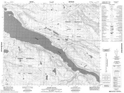 048B16 - ADAMS SOUND - Topographic Map