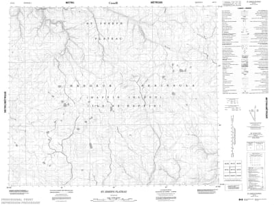 048C04 - ST. JOSEPH PLATEAU - Topographic Map