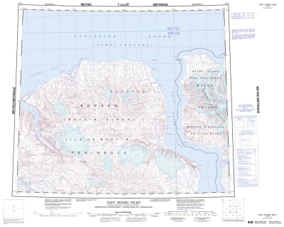 048D - NAVY BOARD INLET - Topographic Map