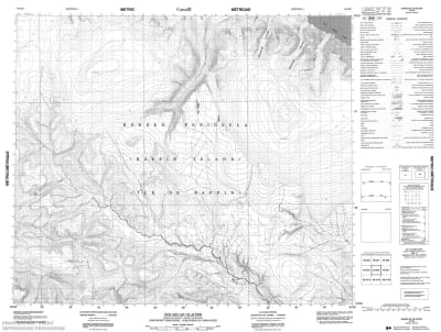 048D02 - IKKARLAK GLACIER - Topographic Map
