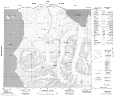 048D09 - WOLLASTON ISLANDS - Topographic Map