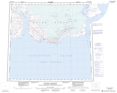048E - DUNDAS HARBOUR - Topographic Map