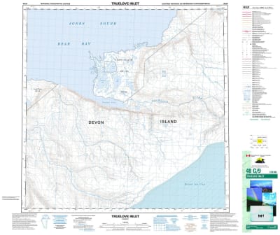 048G09 - TRUELOVE INLET - Topographic Map