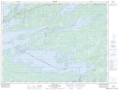 052C10 - SEINE BAY - Topographic Map