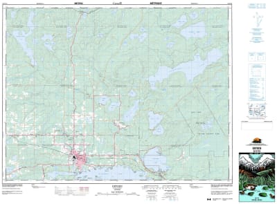 052F15 - DRYDEN - Topographic Map